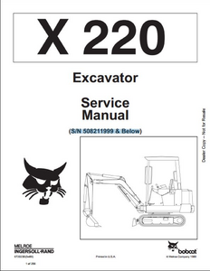 Bobcat 641 Skid Steer Loader manual