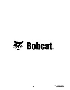 Bobcat T300 Turbo High Flow Track Loader manual pdf