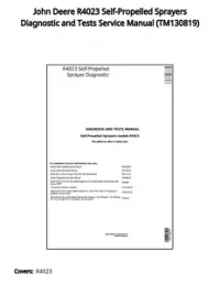 John Deere R4023 Self-Propelled Sprayers Diagnostic and Tests Service Manual - TM130819 preview