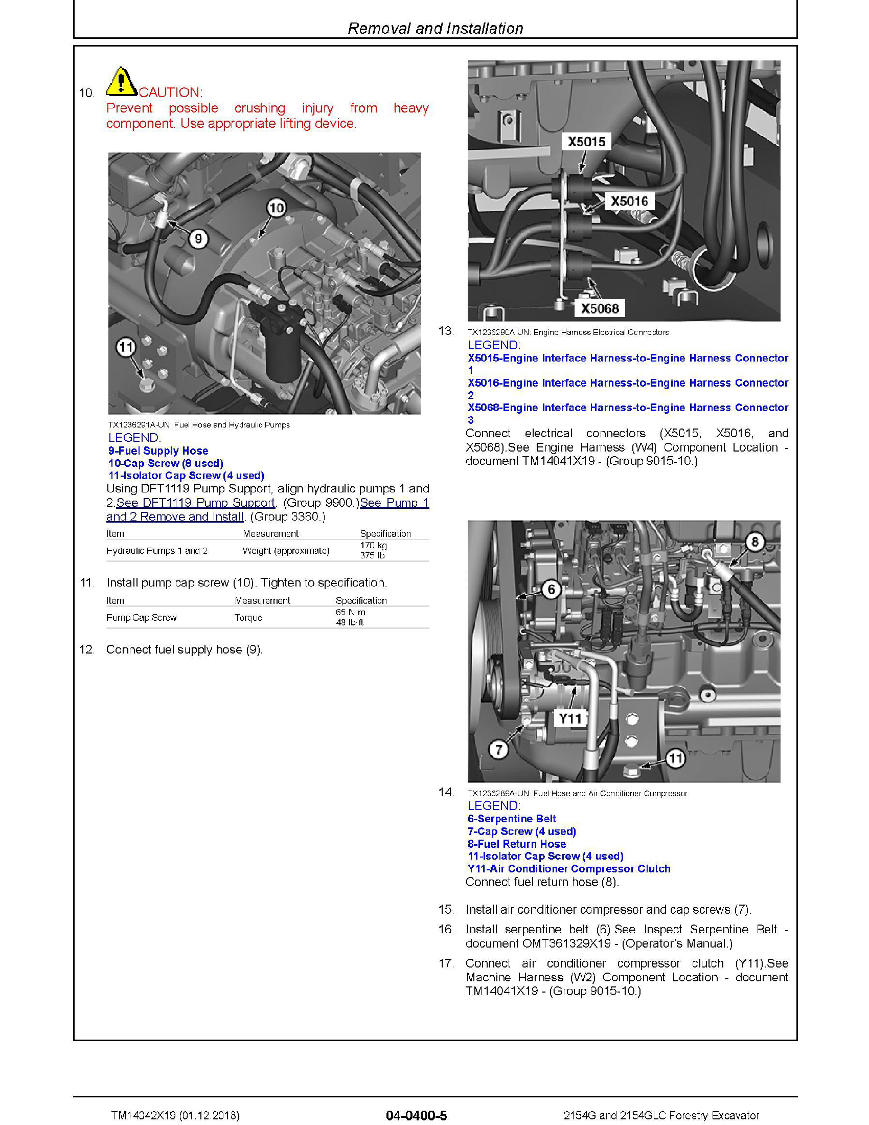 John Deere 1YH manual pdf