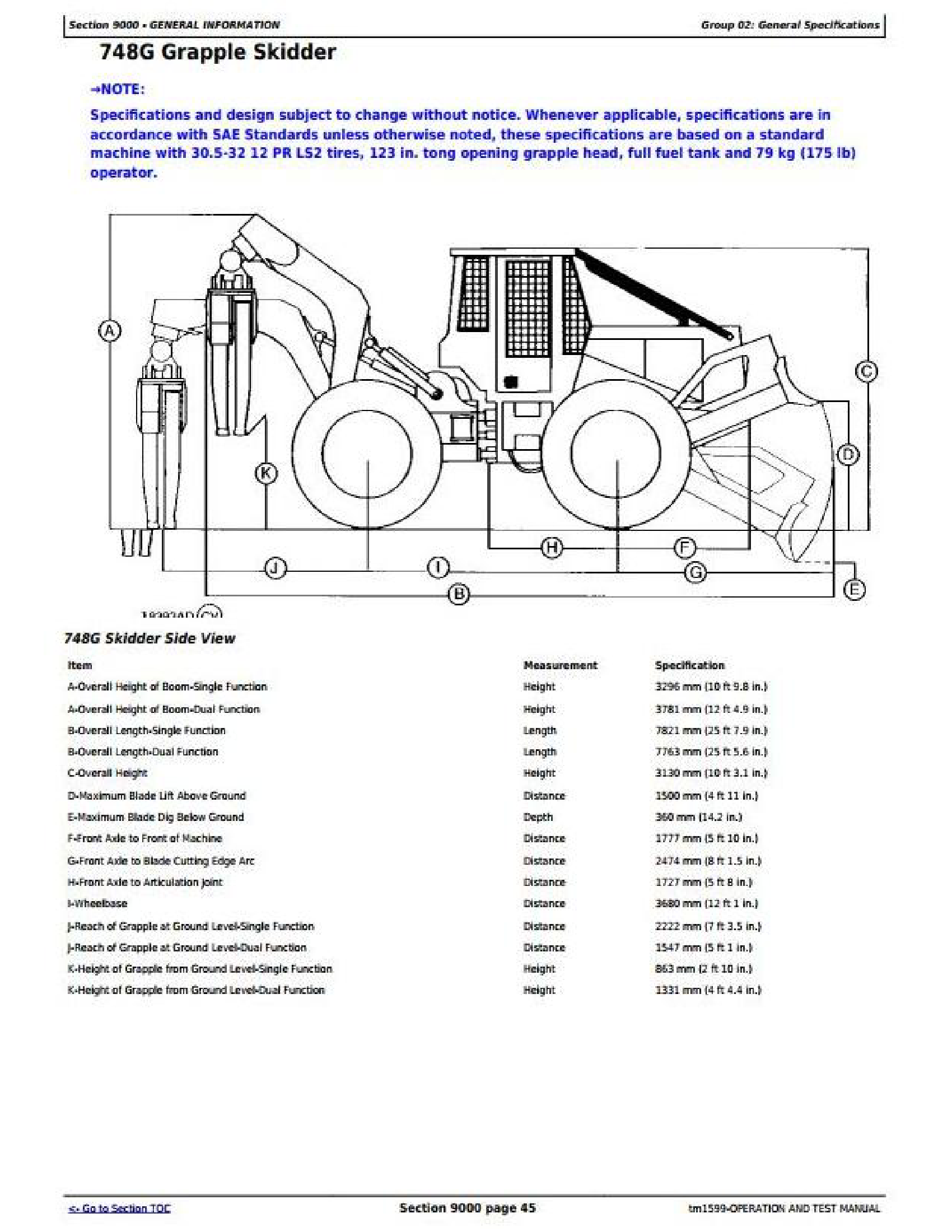 John Deere 1FF7576G manual pdf