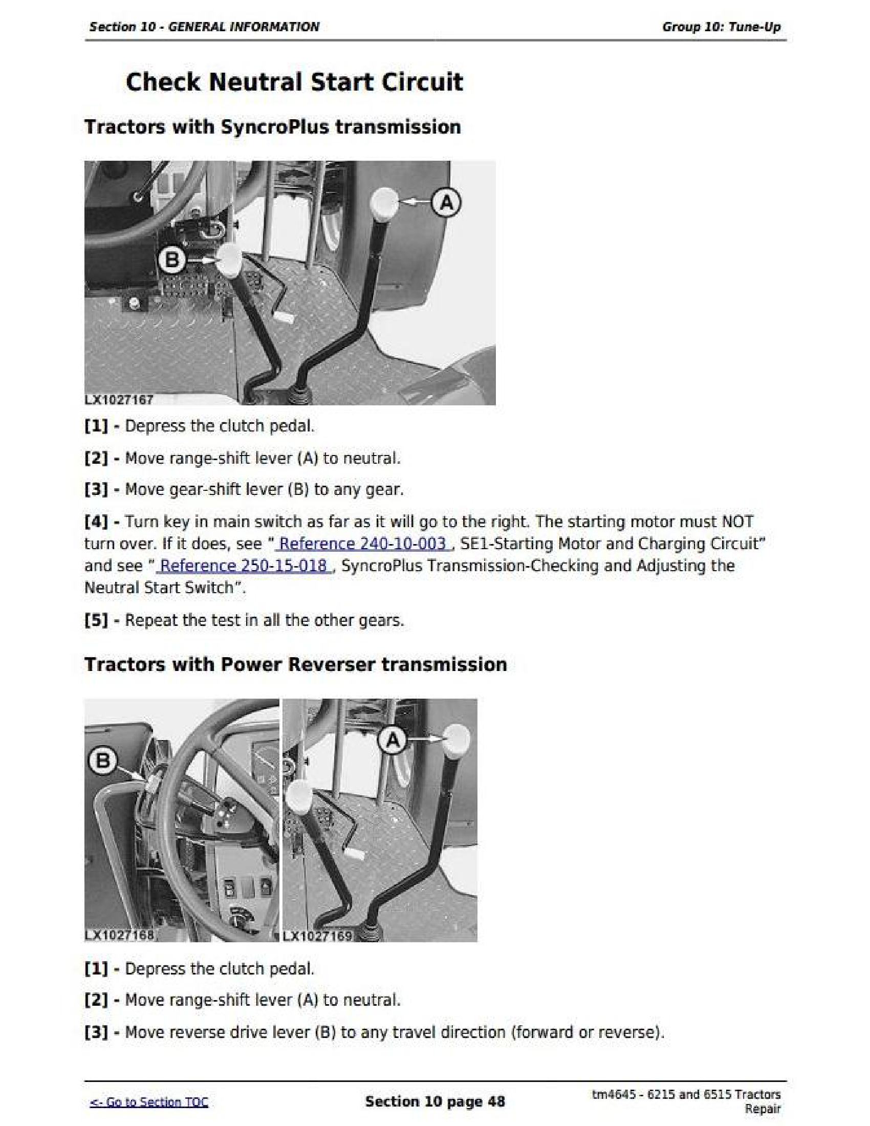 John Deere 6505 manual pdf