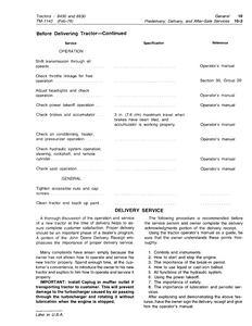 John Deere 8630 Tractors Technical service manual