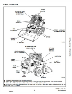 Bobcat 76 Mini Excavator manual