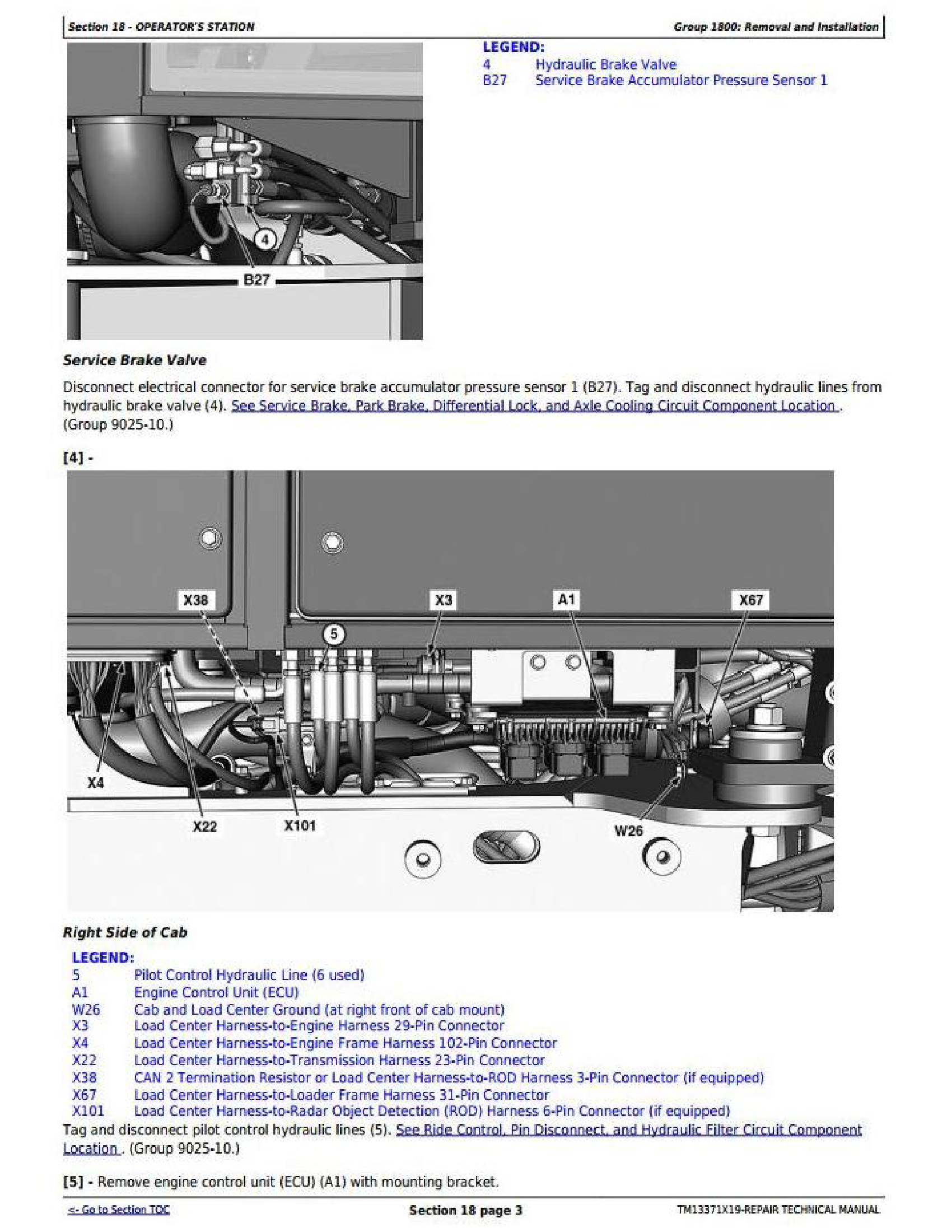 John Deere 9520R manual