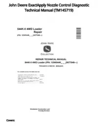 John Deere ExactApply Nozzle Control Diagnostic Technical Manual - TM145719 preview
