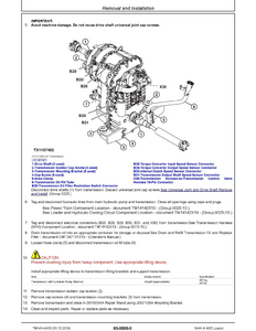 John Deere W650 manual