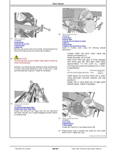 John Deere 843H manual