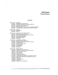 John Deere 2140 Tractor Technical Repair Manual preview