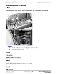 John Deere 1FF2156G service manual