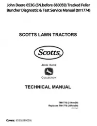 John Deere 653G (SN.before 880059) Tracked Feller Buncher Diagnostic & Test Service Manual - tm1774 preview