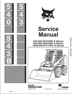 Bobcat X231 Mini Excavator manual