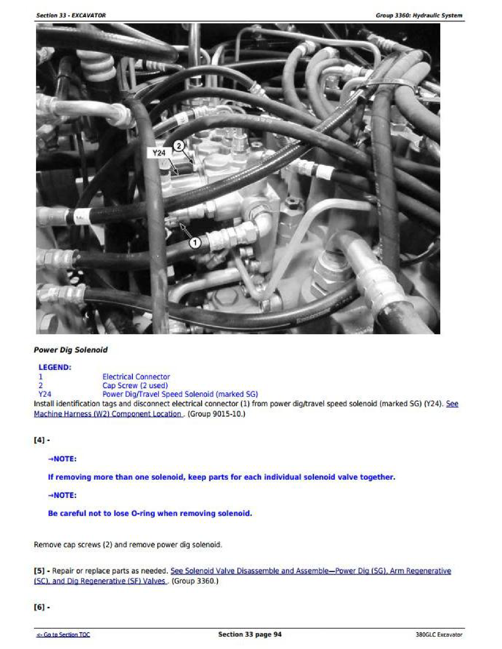 John Deere 380GLC manual pdf