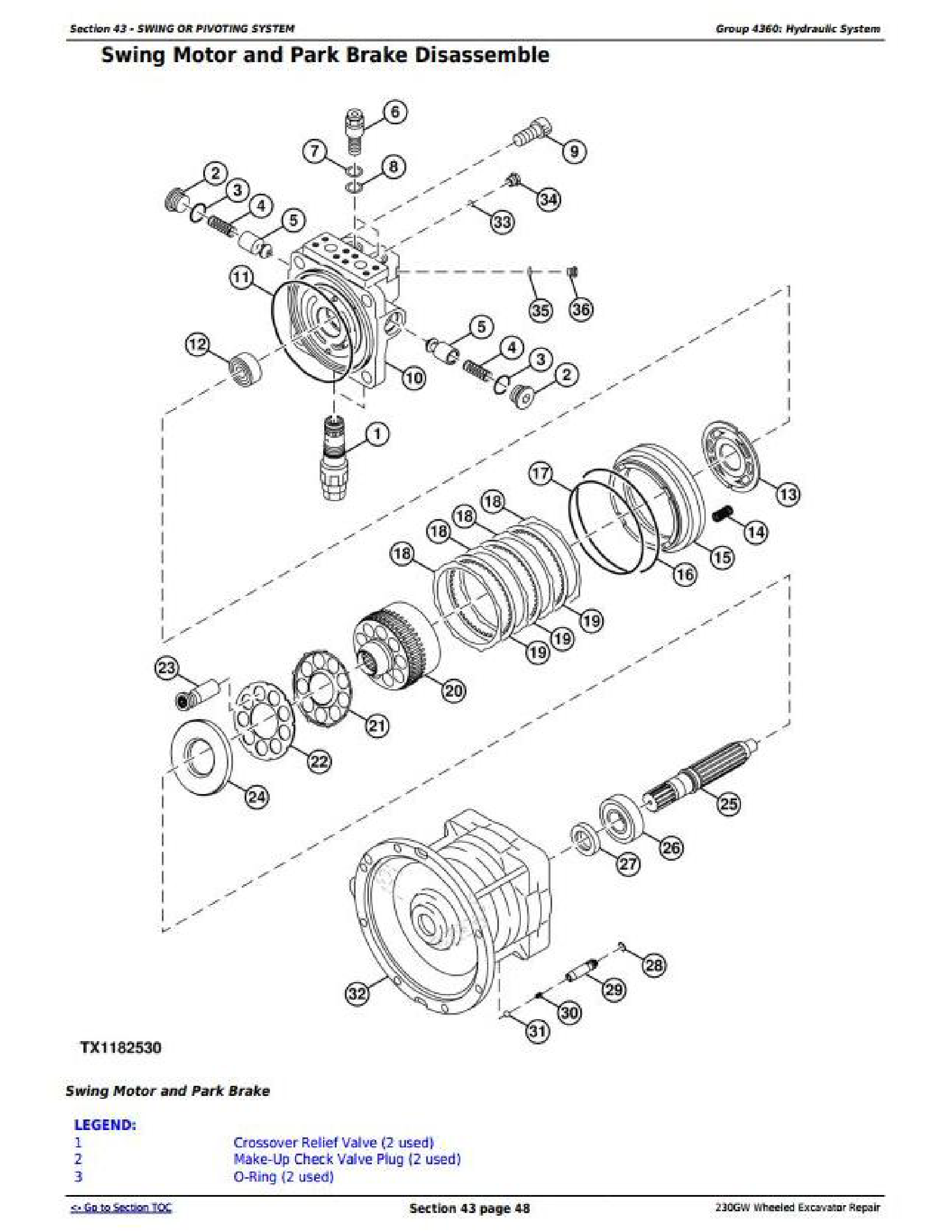 John Deere 230GW manual pdf