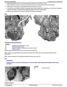 John Deere 310K service manual