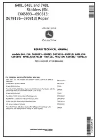 John Deere 640L, 648L, 748L (SN.C666893—690813; D679126—690813) Skidder Repair Manual preview
