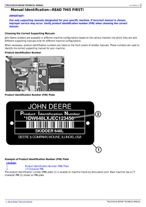 John Deere 748L service manual