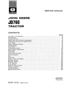 John Deere SM2075 manual