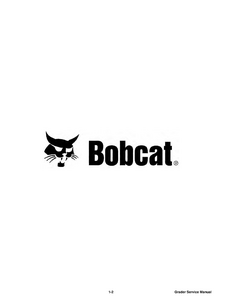 Bobcat Grader manual pdf