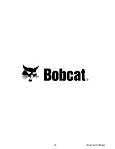 Bobcat Grader manual