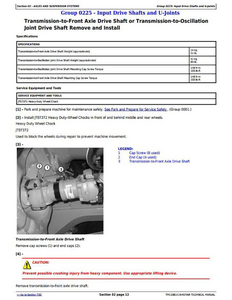 John Deere 200LC manual pdf