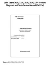 John Deere 7630  7730  7830  7930  2204 Tractors Diagnosis and Tests Service Manual - TM2234 preview