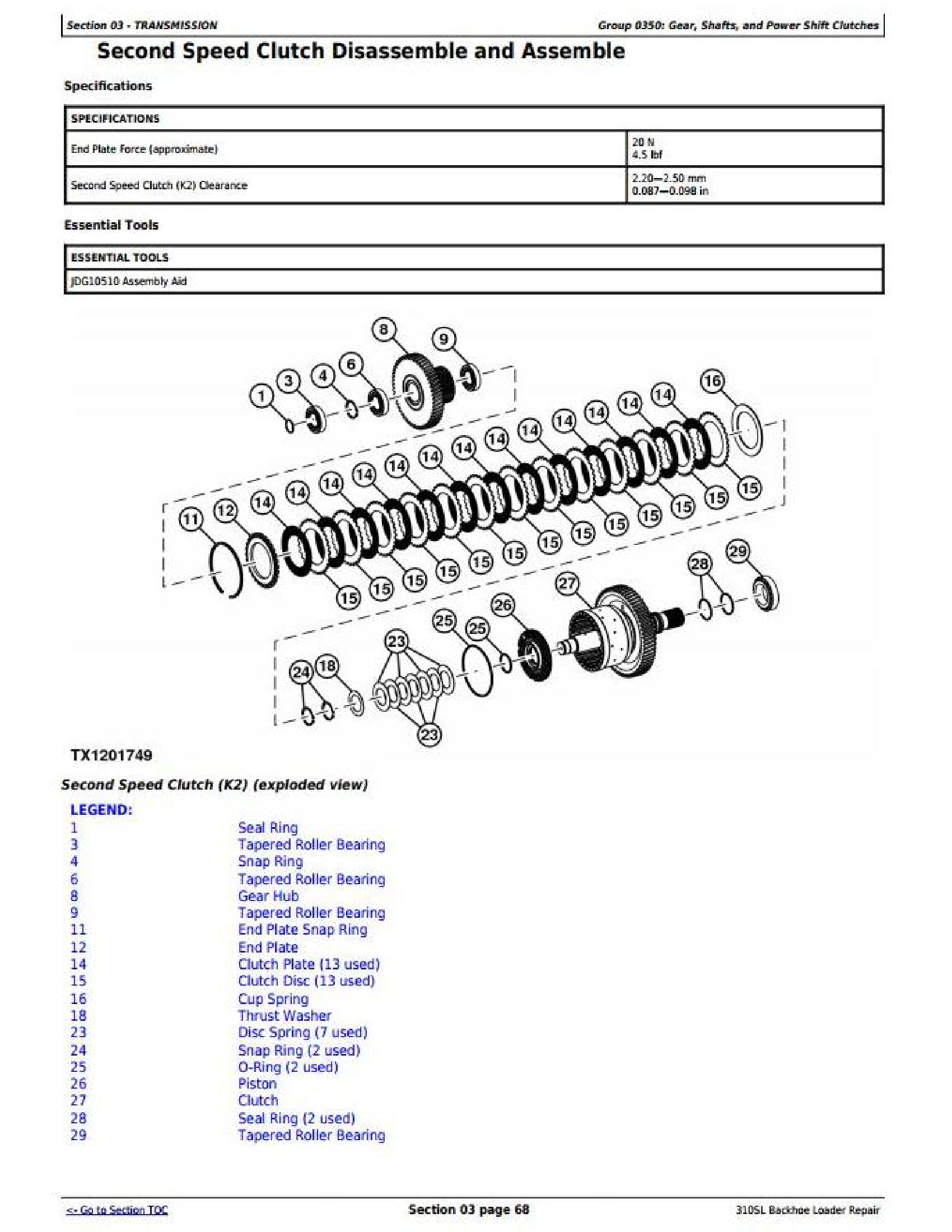 John Deere 624KR manual pdf