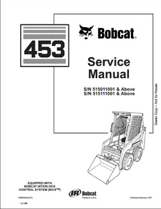 Bobcat 453 Skid Steer Loader manual
