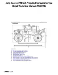 John Deere 4720 Self-Propelled Sprayers Service Repair Technical Manual - TM2229 preview