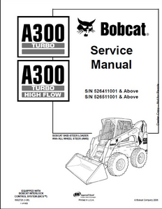 Bobcat A300 Turbo Skid Steer Loader manual