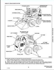 Bobcat A300 Turbo Skid Steer Loader service manual