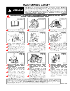 Bobcat 500 SUPPLEMENT EARLY Skid Steer Loader manual