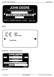John Deere 909MH service manual