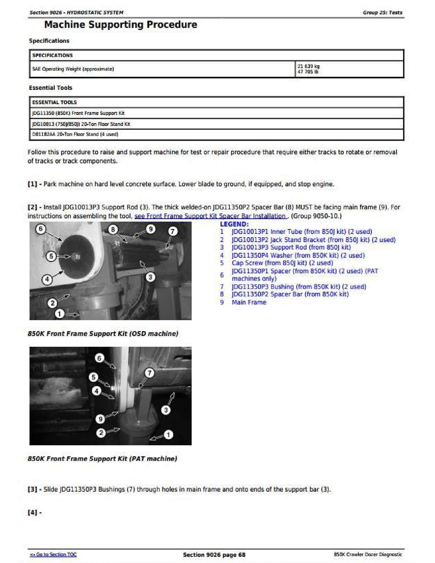 John Deere 1LU304LX manual pdf