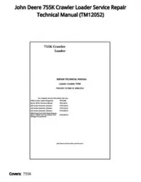 John Deere 755K Crawler Loader Service Repair Technical Manual - TM12052 preview