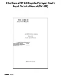 John Deere 4700 Self-Propelled Sprayers Service Repair Technical Manual - TM1688 preview