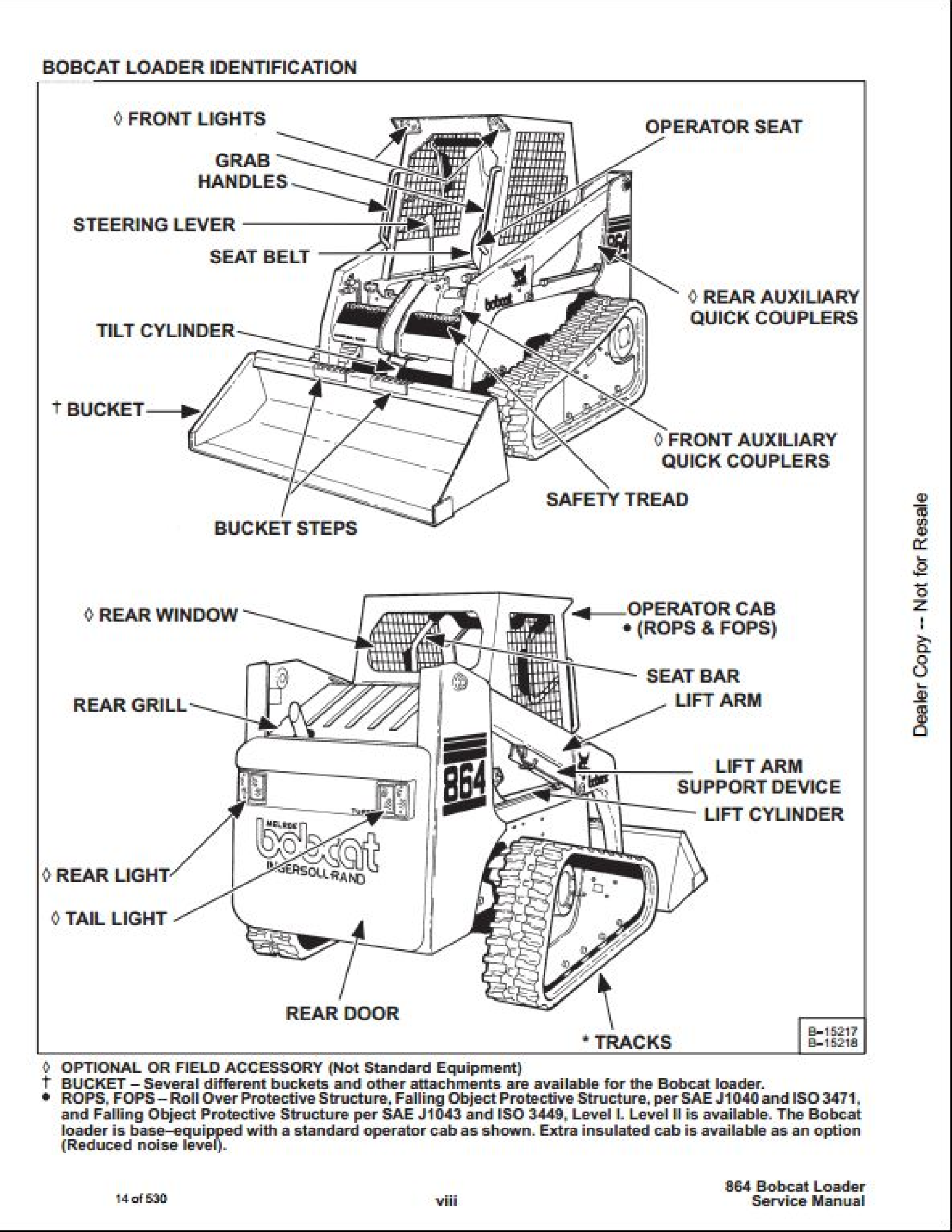Bobcat 753 Skid Steer Loader manual