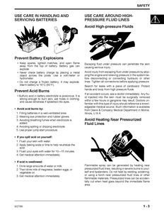 John Deere M665 Mid-Mount ZTrak Technical manual