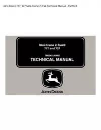 John Deere 717  727 Mini-Frame Z-Trak Technical Manual - TM2043 preview