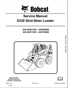 Bobcat 943 Skid Steer Loader manual