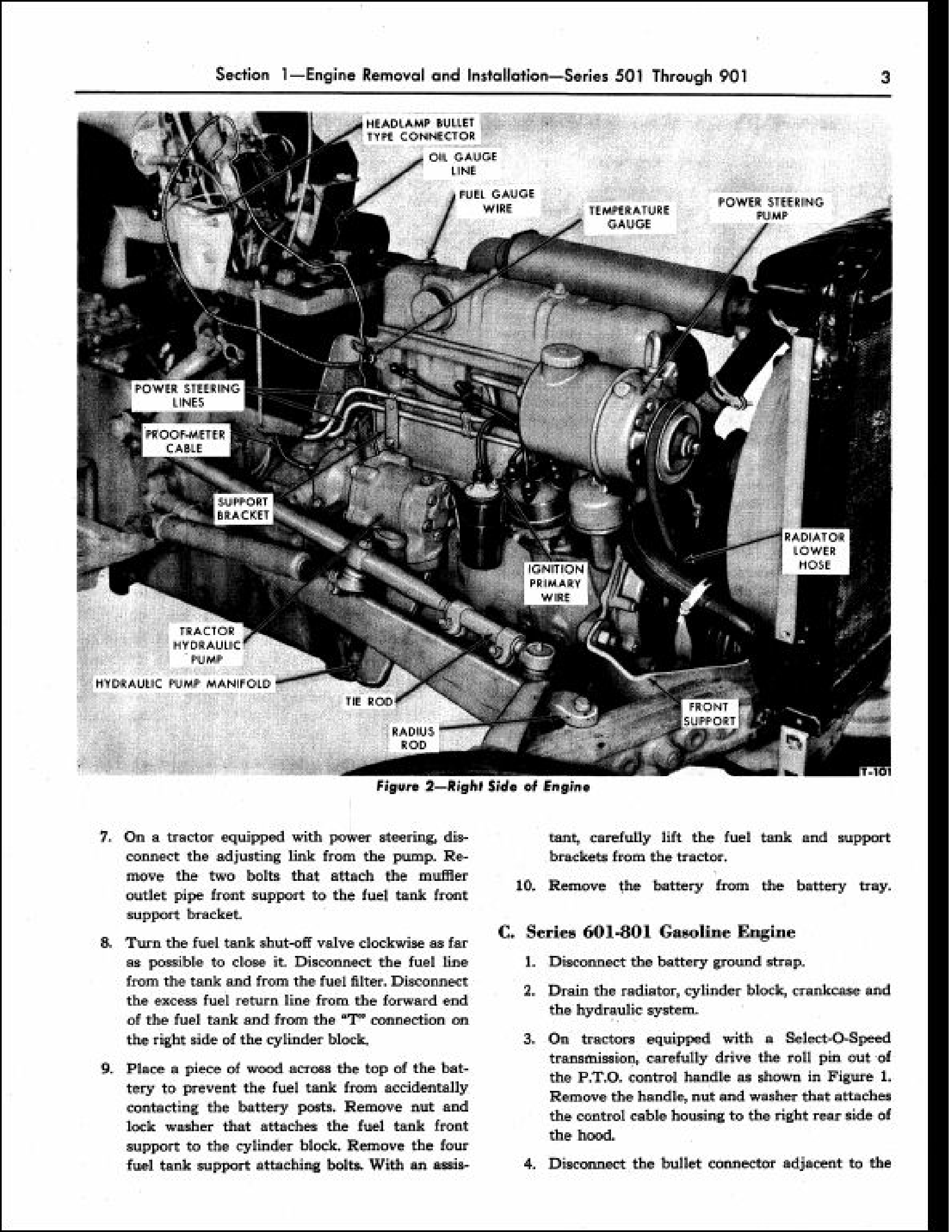 Ford 900 Tractor Series manual