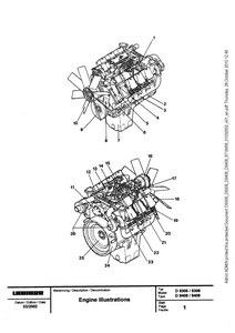 Liebherr D9408 Diesel Engine manual pdf