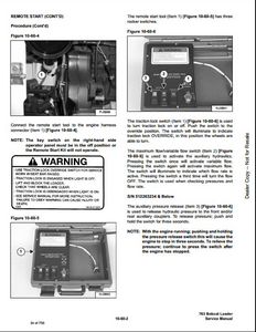 Bobcat 763 High Flow Skid Steer Loader manual pdf