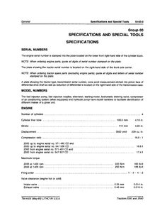John Deere 2550 Tractors Technical manual pdf