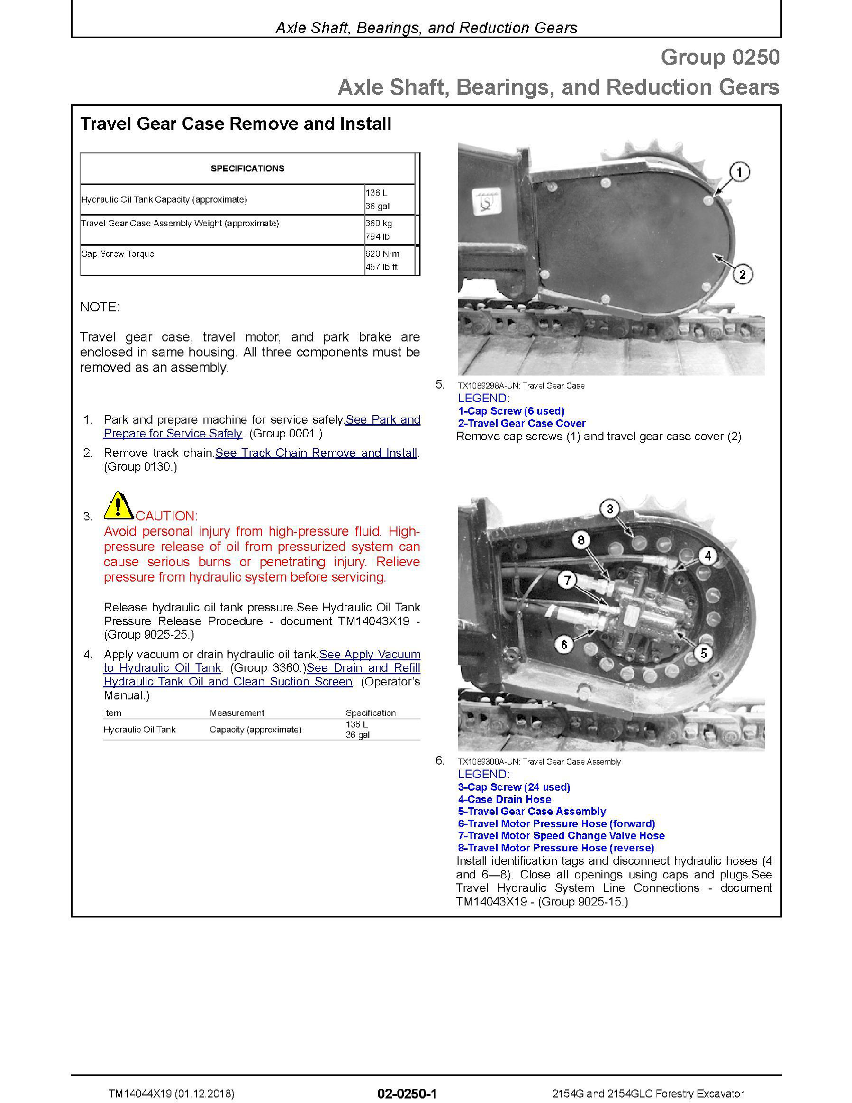 John Deere 2154GLC manual pdf