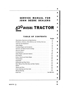 John Deere 830 manual