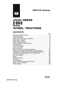 John Deere 2010 service manual