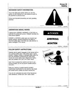 John Deere TRX24 Walk-Behind Snowthrowers Snowblowers Technical manual