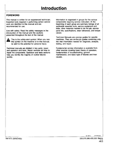John Deere 335 Round Balers Technical manual