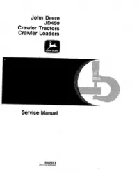 John_Deere 450 Crawler Tractor Loader Service Manual - SM2064 preview